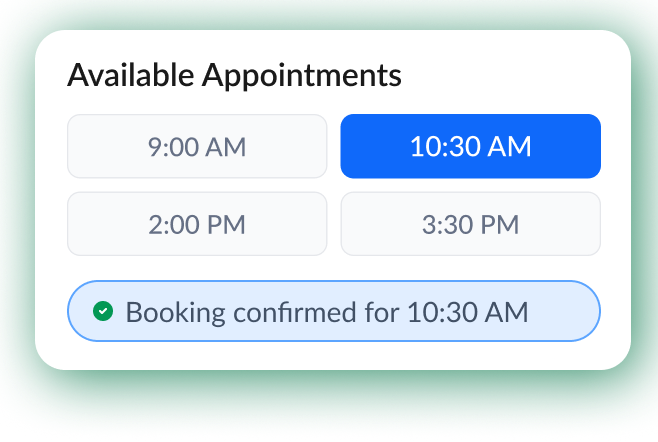 dialnote AI receptionist auto-booking appointments for franchise locations