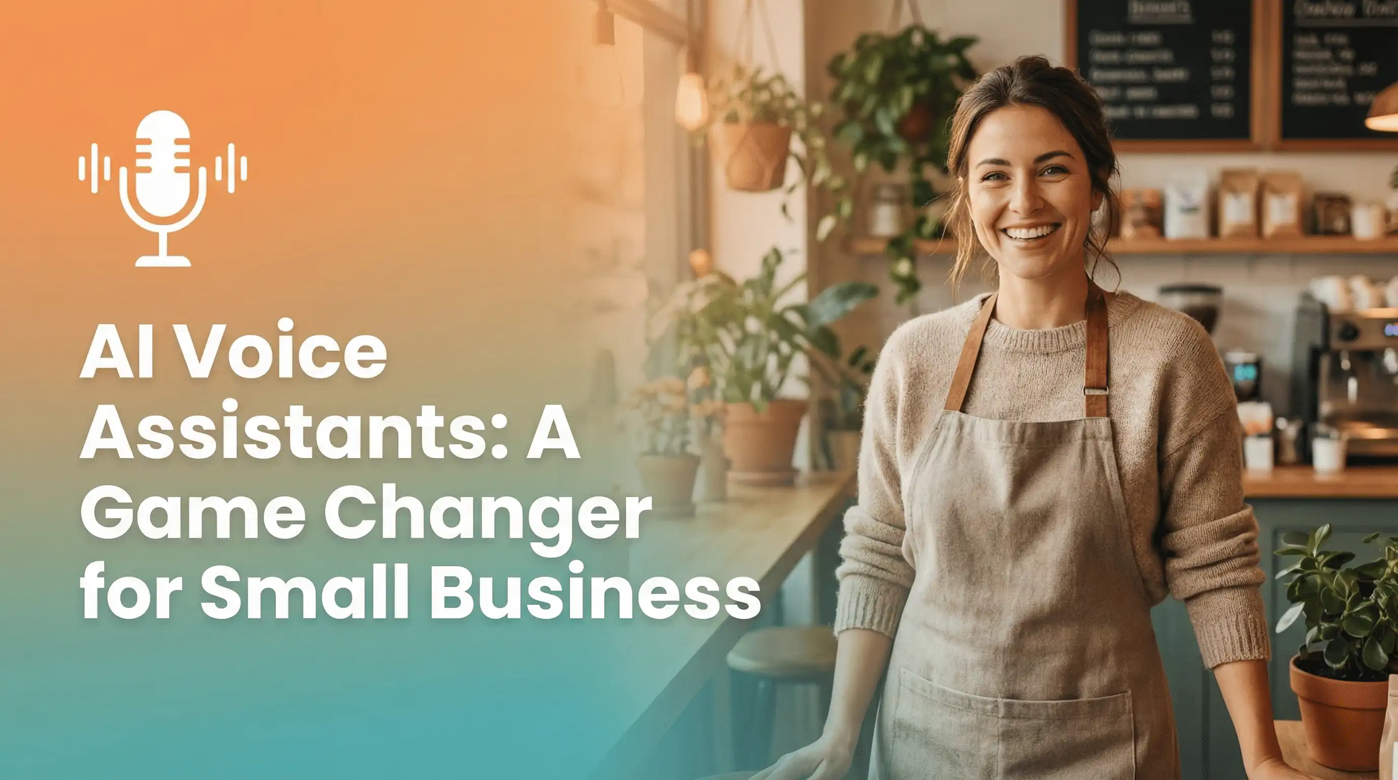 AI voice assistant helping a small business handle customer calls